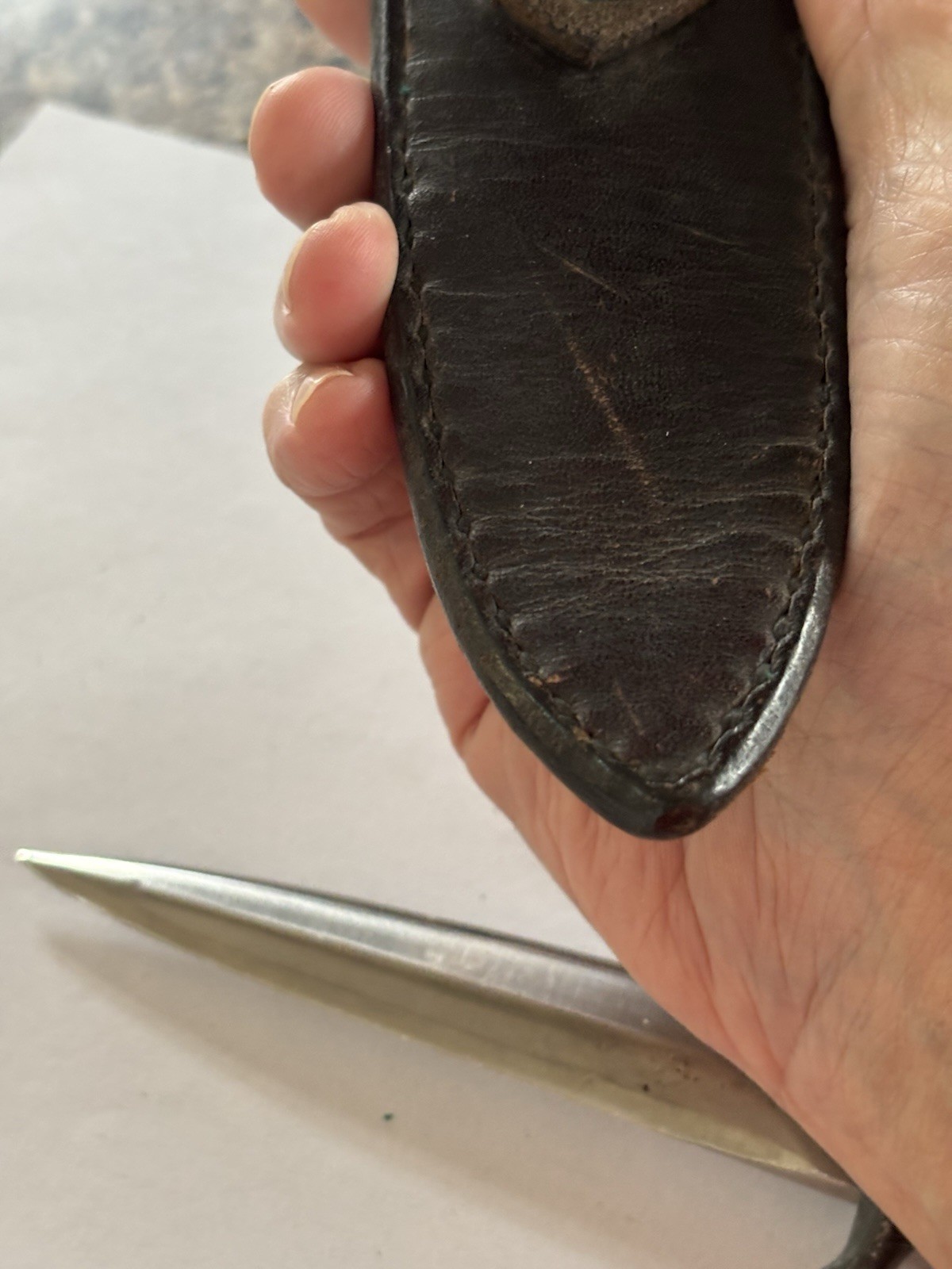 American Blade (AB-27) Vintage Boot Dagger Fixed Blade KnifeW/ Sheath