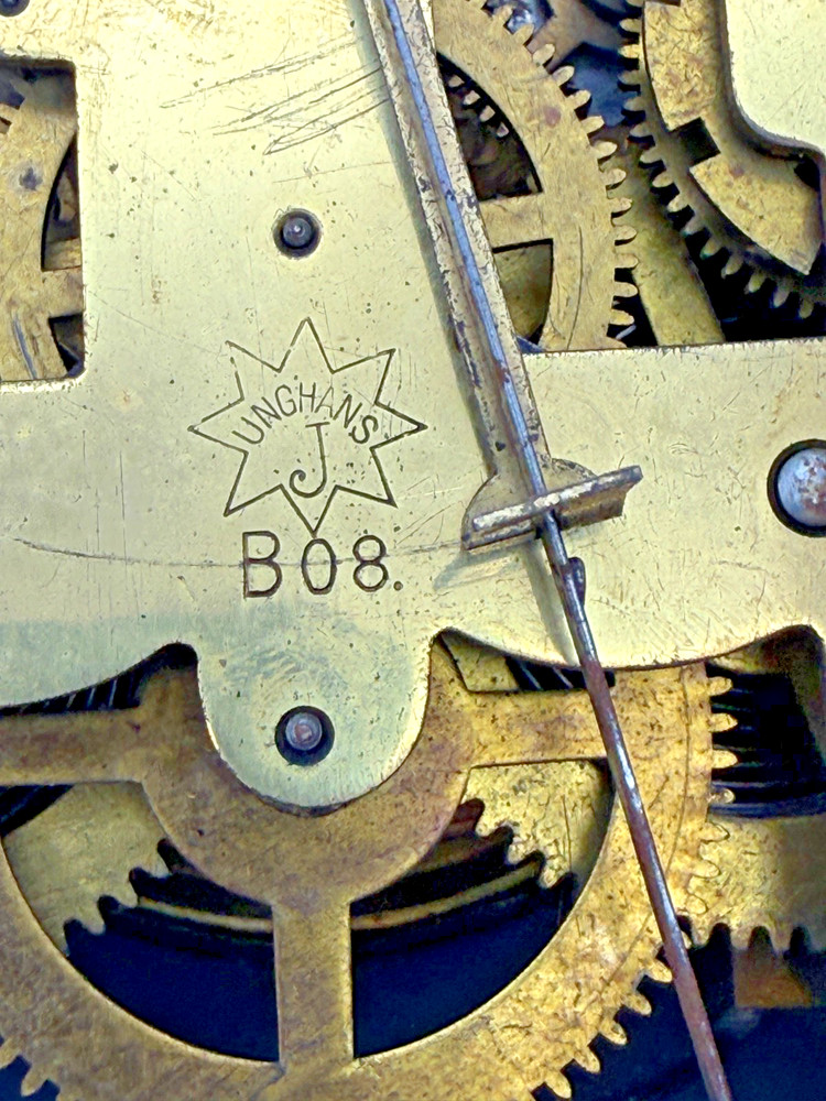 ANTIQUE JUNGHANS B08 VIENNA WALL CLOCK Movement/Pendulum & Gong (8331)