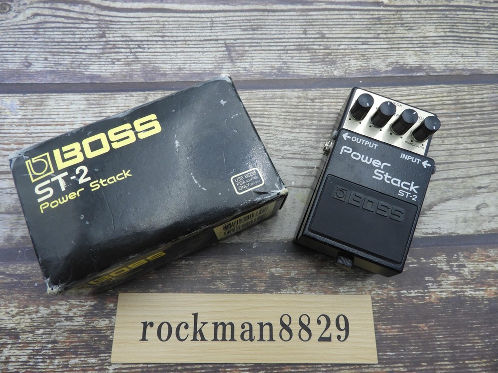 Boss ST-2 Power Stack Distortion Guitar Effect Pedal w/box from japan