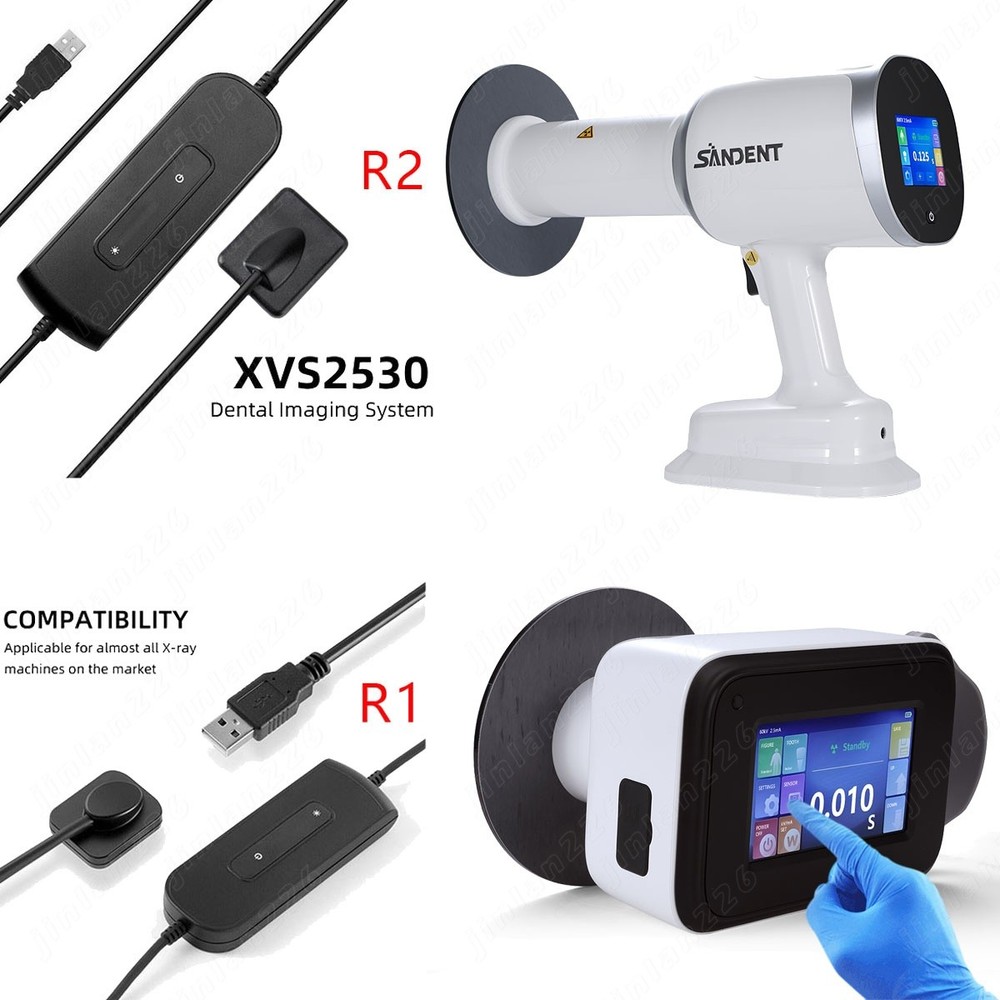 Dental X Mobile Unit Ray Digital Machine WIth Shield Ring/ Sensor Size 1/2