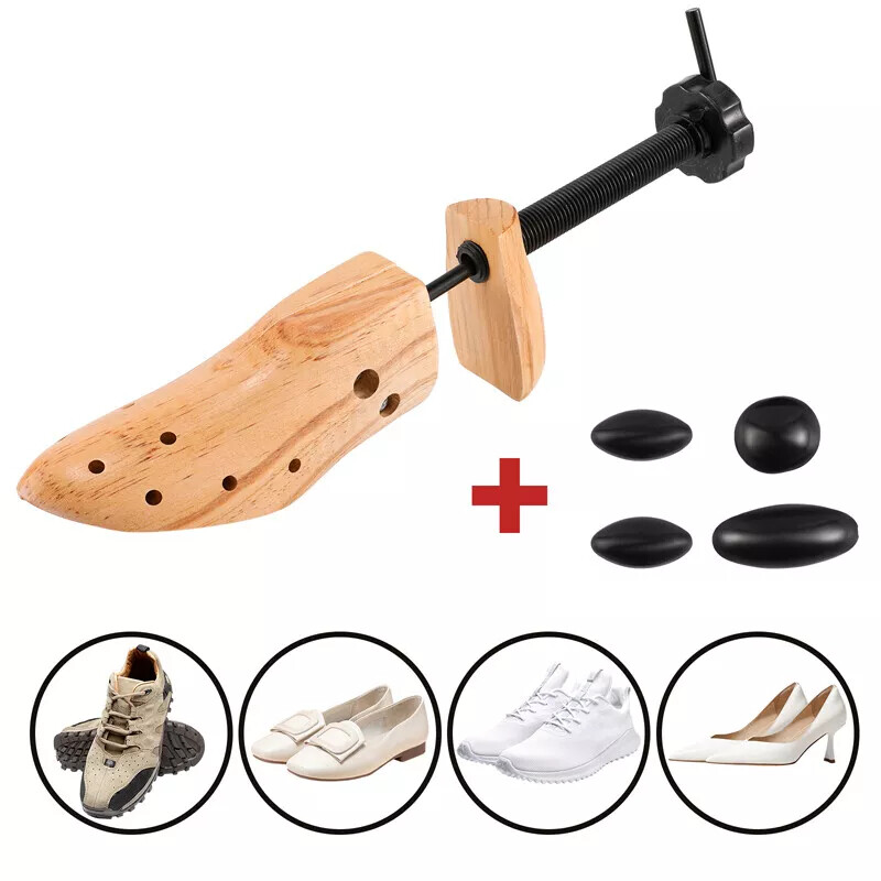 2PCS Wooden Boot Stretcher Adjustable Shoe Shaper Widener Expander for Men Women