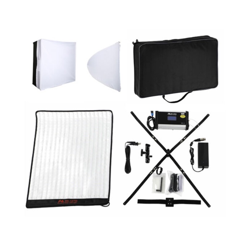 Falcon Eyes RX-18TD Flexible LED Panel Video Light 100W Photography w/ Diffuser
