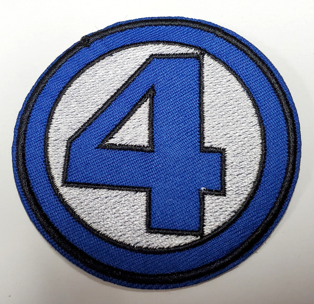Fantastic Four Comic Book Logo  3" Embroidered Patch- Mailed from USA