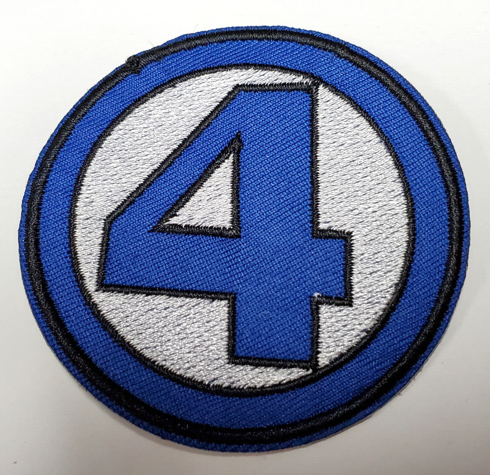 Fantastic Four Comic Book Logo 3" Embroidered Patch- Mailed from USA