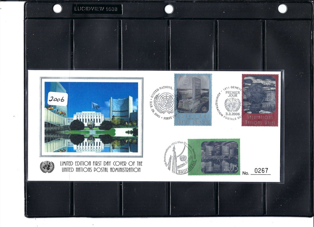 2003/2005/2006 FOIL DEFINITIVE FDC - COMBO - UNPA Cachet (BIN1)
