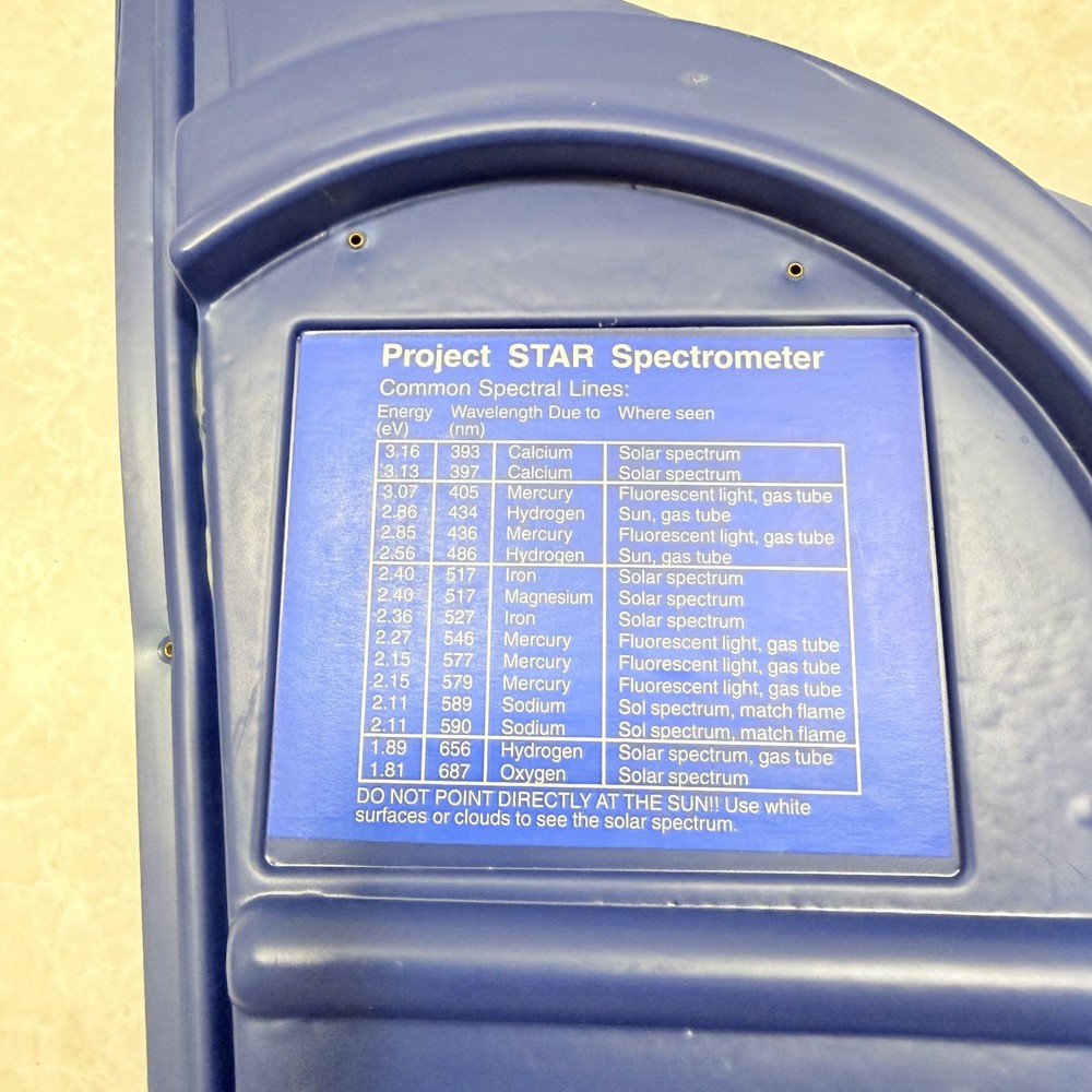 Science First Project Star Precision Handheld Spectrometer for Classrooms School