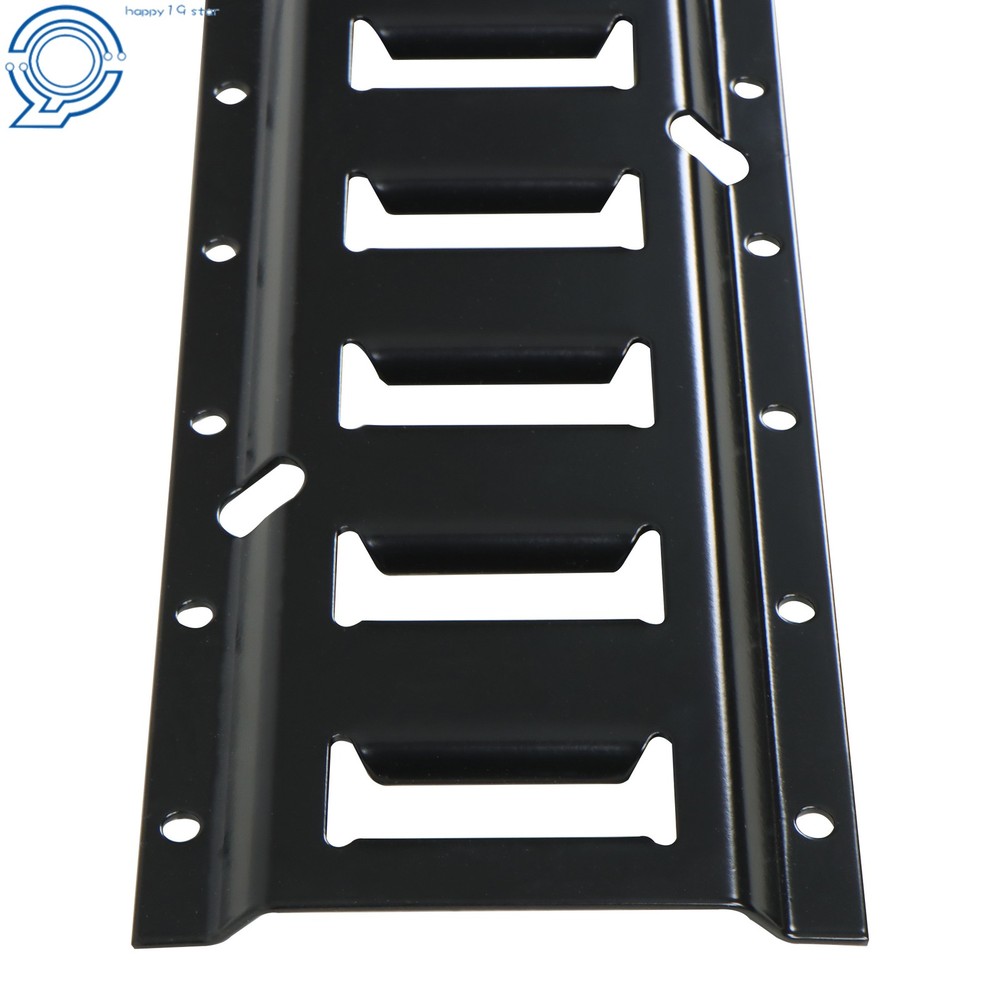 24 Pack E Track Tie Down Rail Kit 8×4' E Track Rails End Caps ETrack Straps