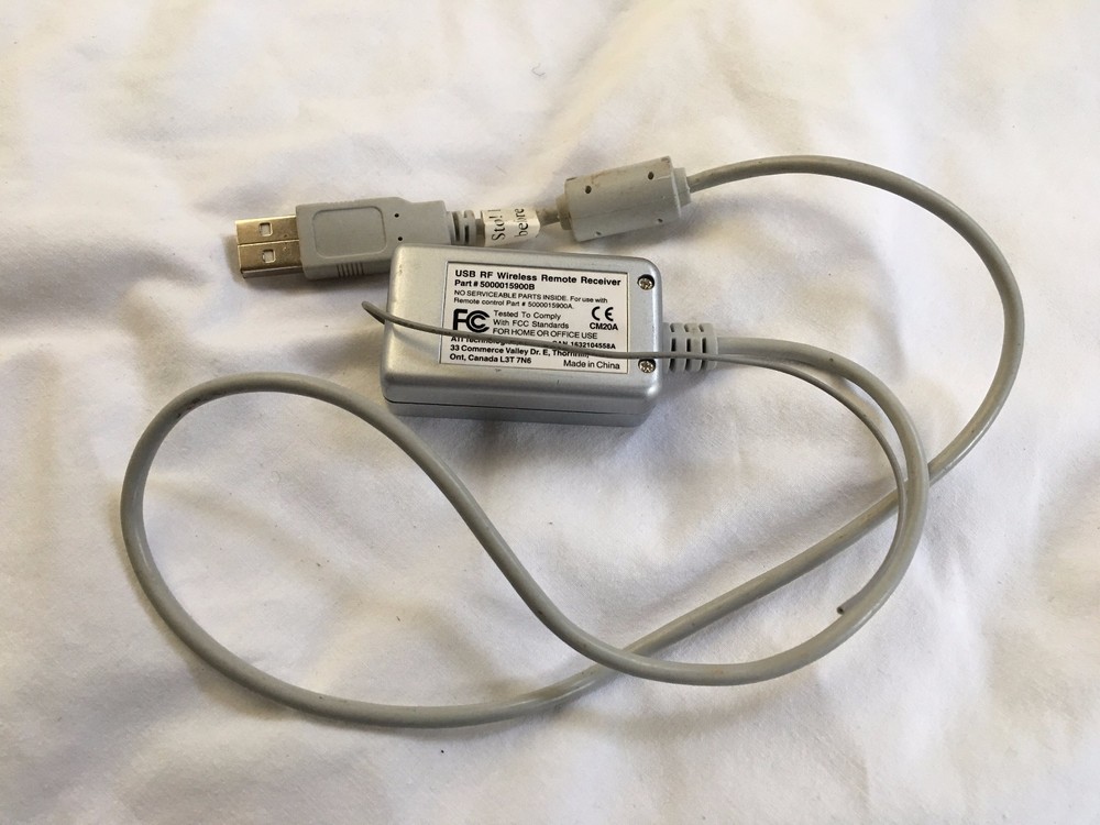 ATI USB RF Wireless Remote Receiver Part 500015900B