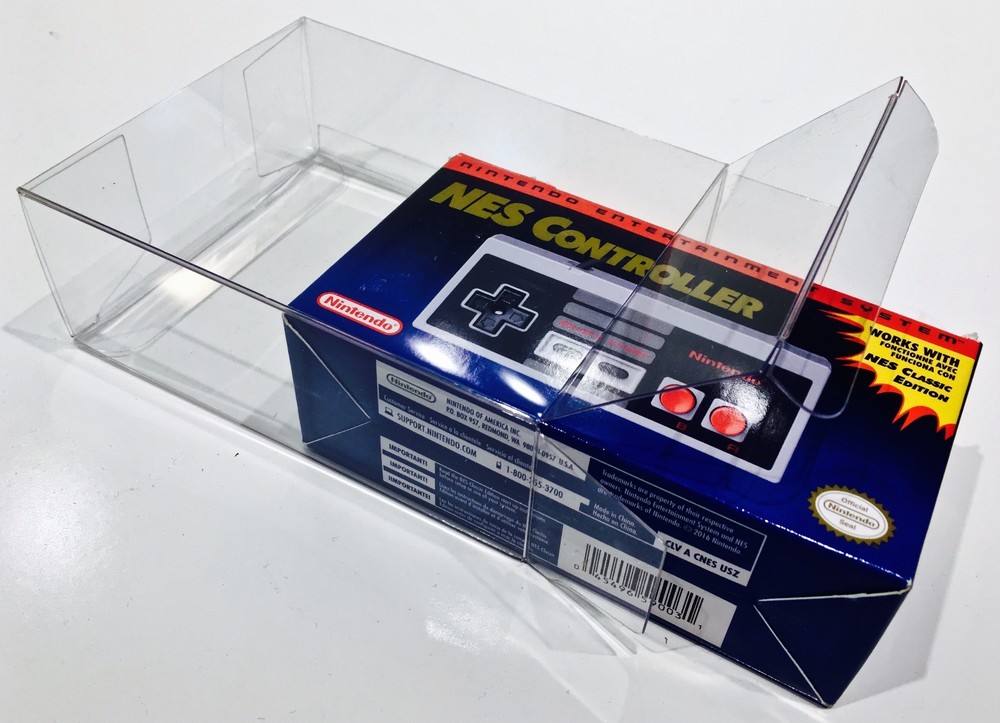 1 Box Protector for NES CLASSIC MINI CONTROLLER Nintendo Case Fits EU Size too!
