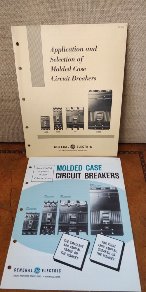 1950s General Electric ~ Application & Selection of Molded Case Circuit Breakers