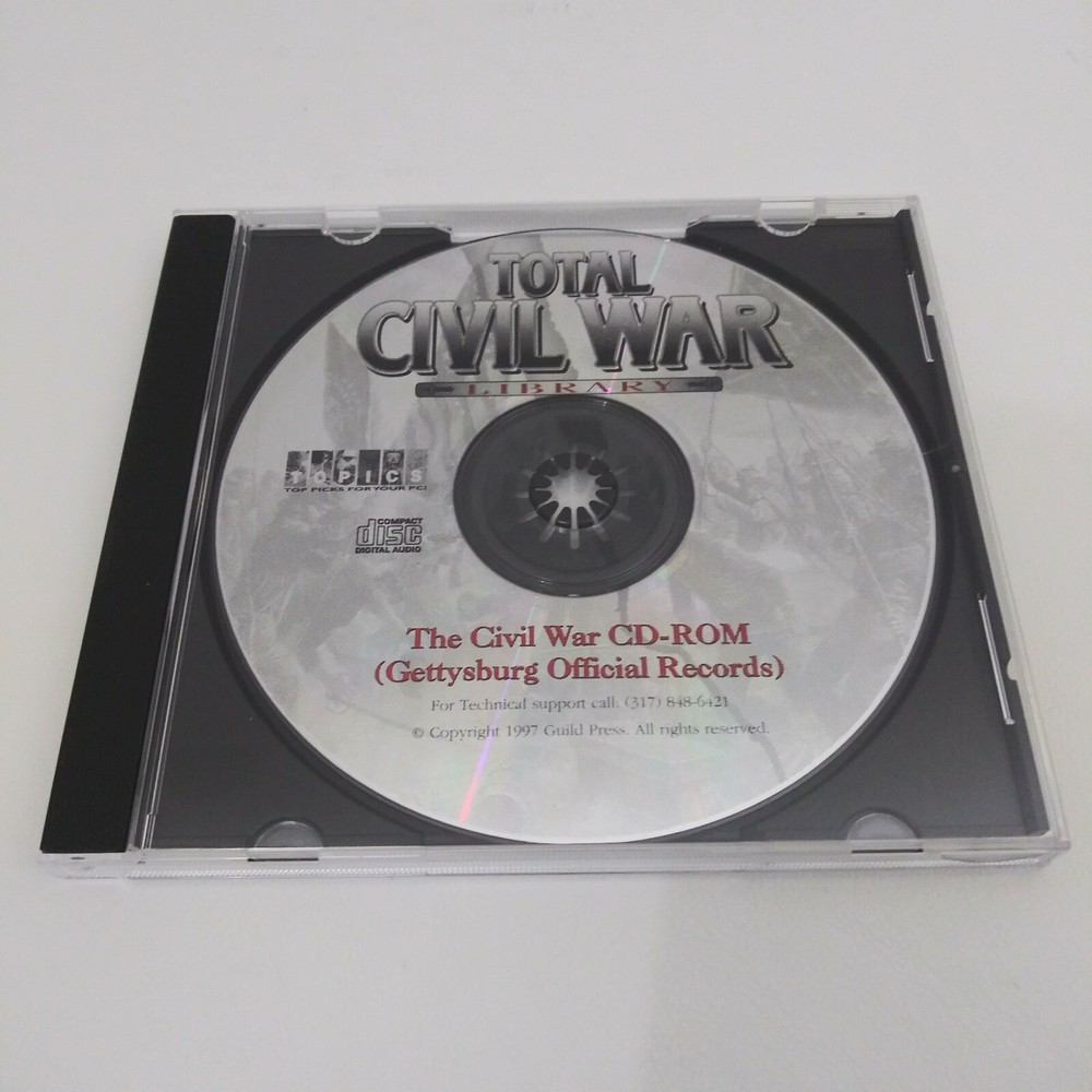Total Civil War Library By Topics 5 CD-Rom Edition Software
