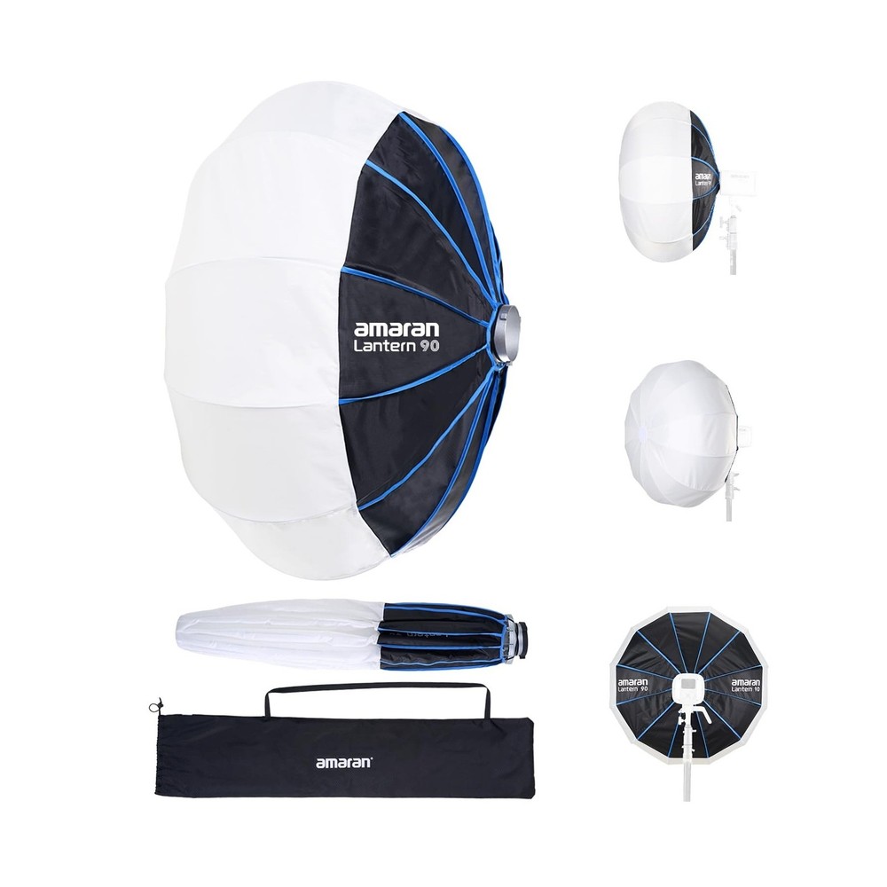 Amaran Lantern 90, 3ft(90cm) Omnidirectional Bowens Mount Soft Light Modifier...