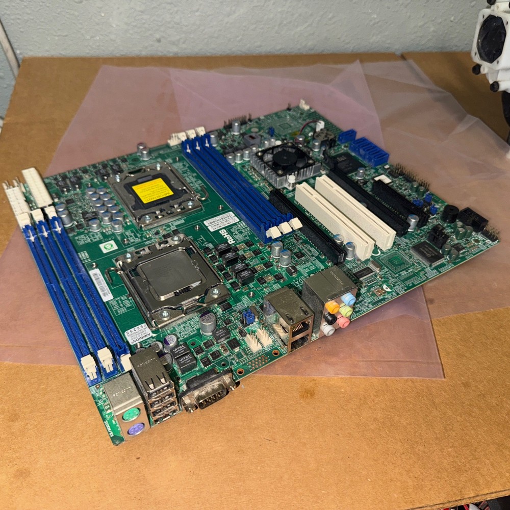 Supermicro X8DAL-I Dual Socket CPU Intel ATX Server Motherboard +CPU(1)