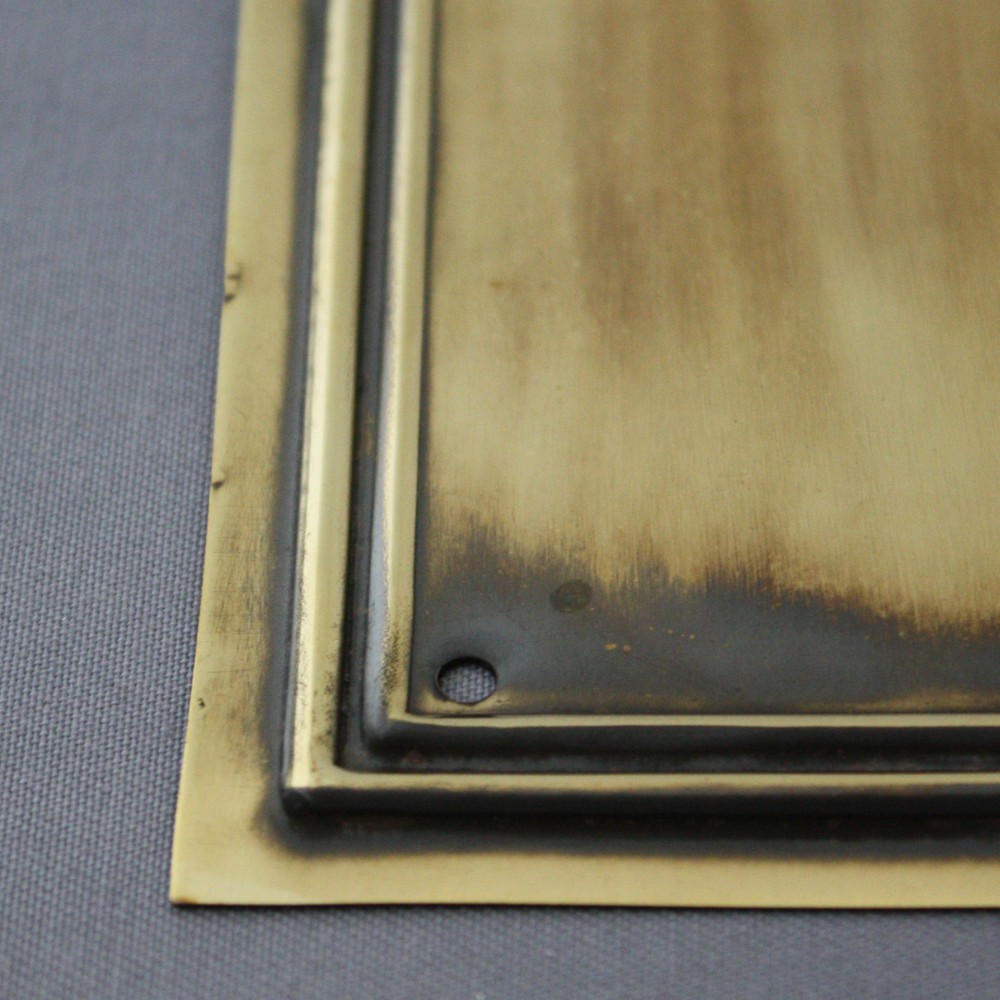 Brass Lincoln Finger Plate