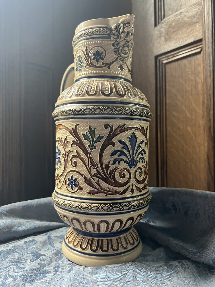 Beer Pitcher - Bacchanalian Vine motif