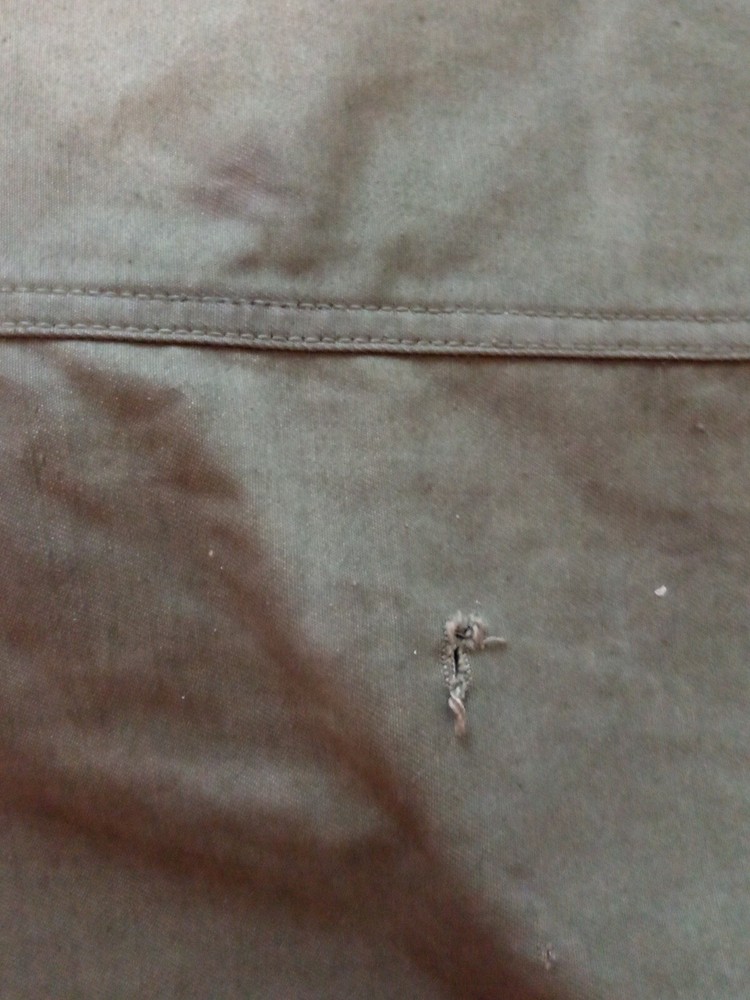 Vintage US Military Duffle Bag Biscayne Tent & Awning Co. 1945