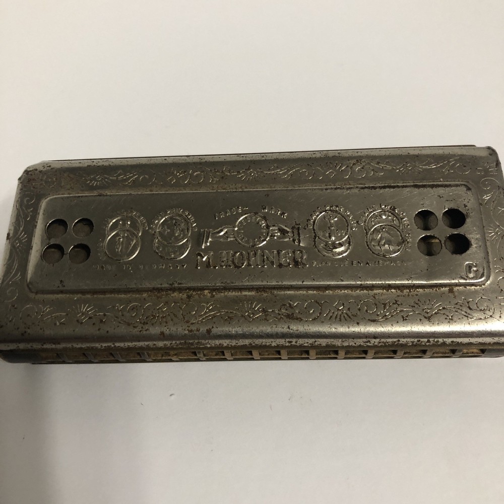Vintage M. Hohner Echo Two Sided Echo Harmonica made in Germany ￼￼