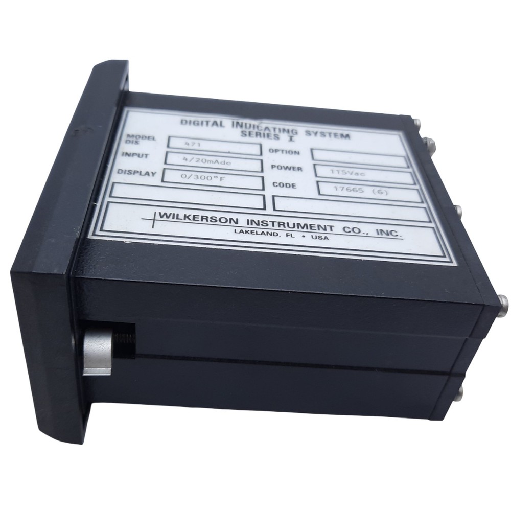 Wilkerson DIS471 DC Input Process Indicator, Input 4/20mAdc, 115V AC