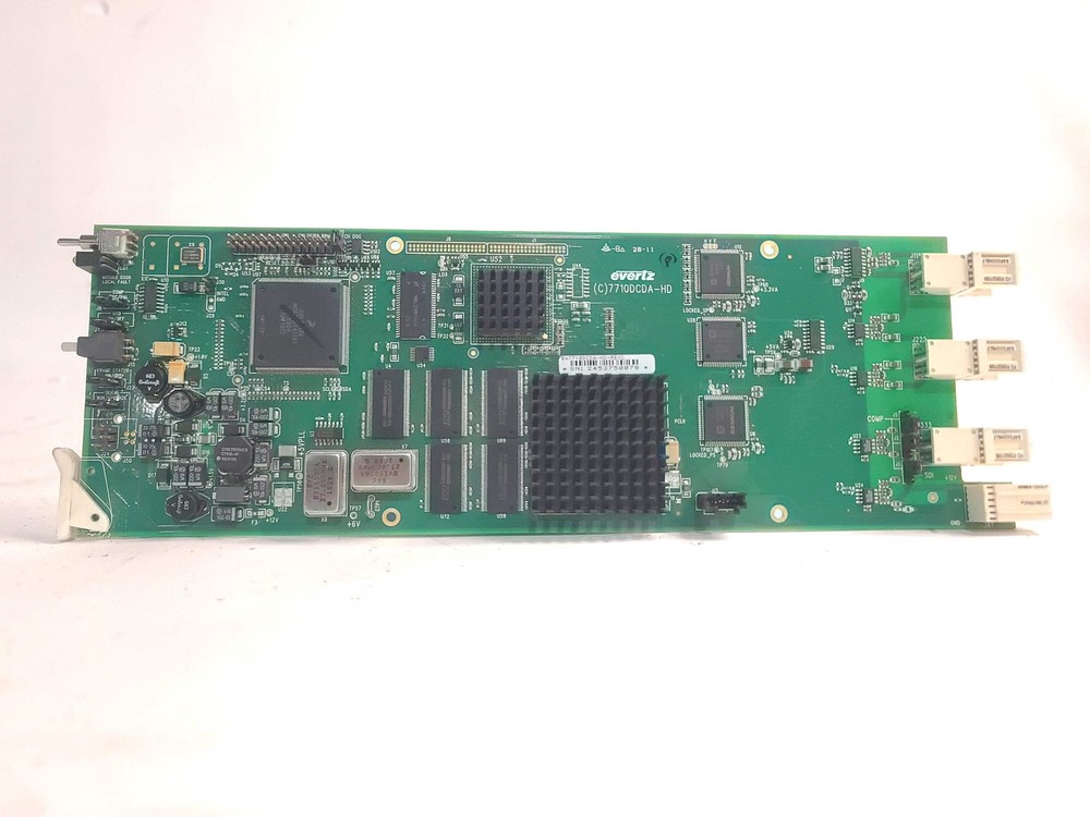 Evertz 7710DCDA-HD HD Down Converter & Distribution Amplifier Module w/ Back
