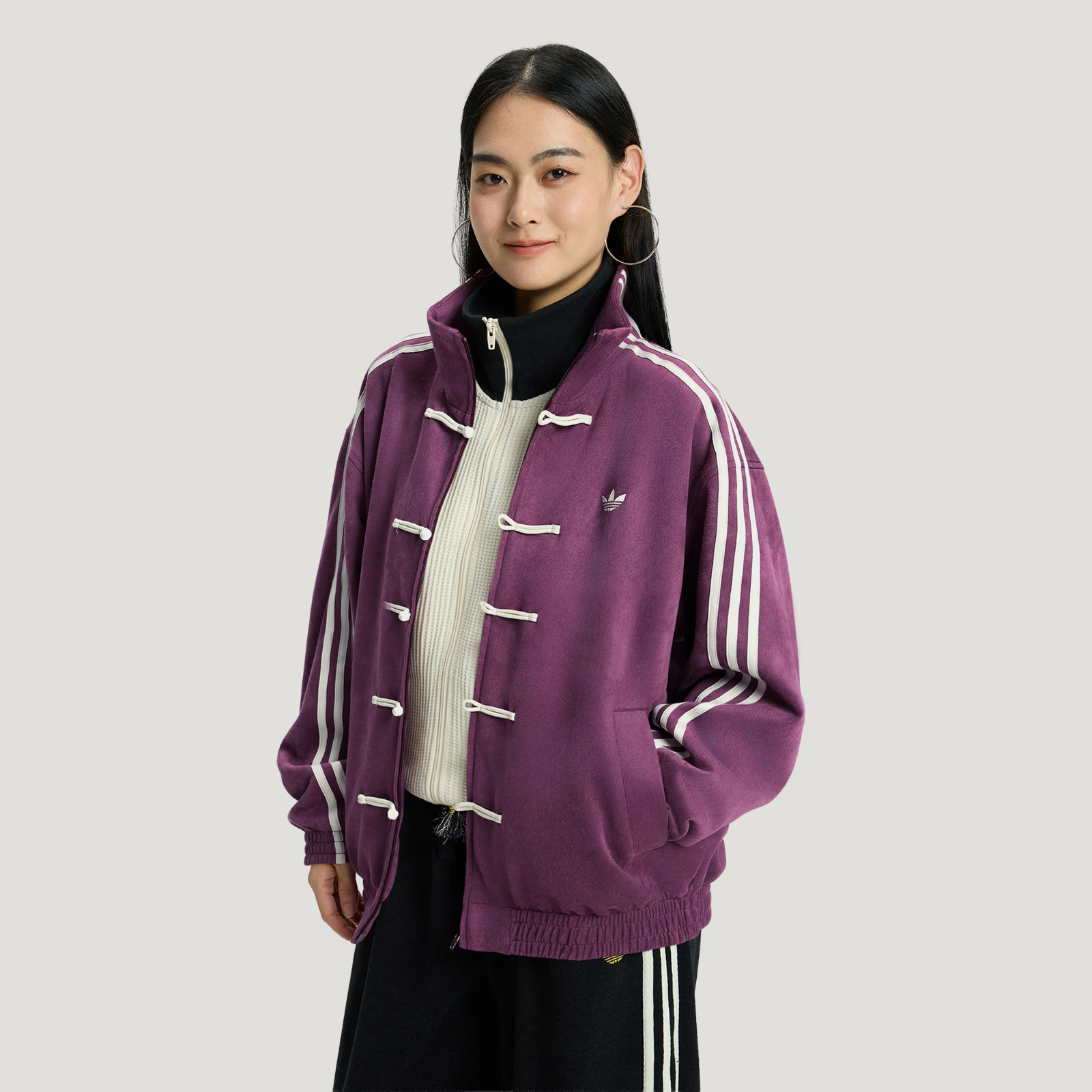 Adidas ORIGINALS CTT Chinese Jacket Purple Unisex NEW RARE LIMITED EDITION XL