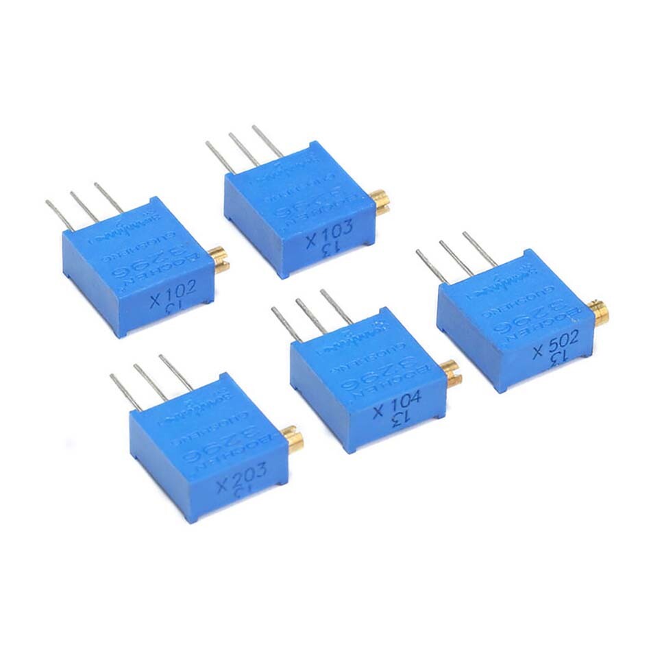 3296 Multiturn Variable Trimmer Preset Resistor Potentiometer 100Ω -2M Ohm