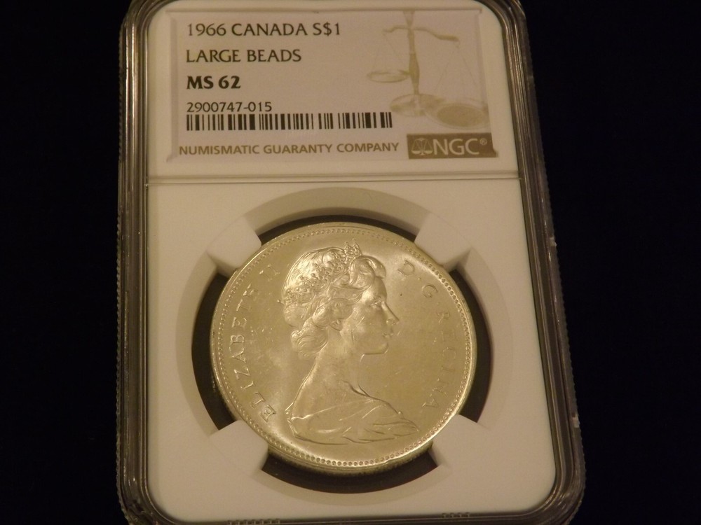 1966  $1                 Canada             NGC    MS 62