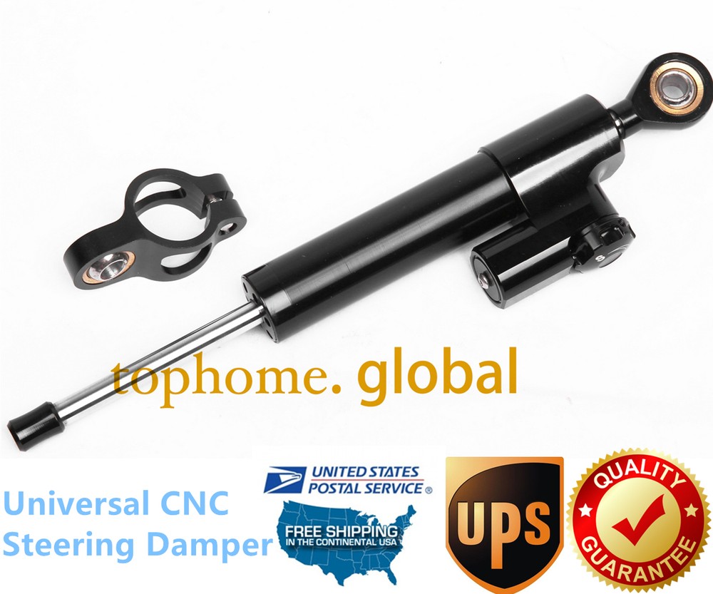 US Universal CNC Steering Damper Stabilizer Linear Reversed Safety Control