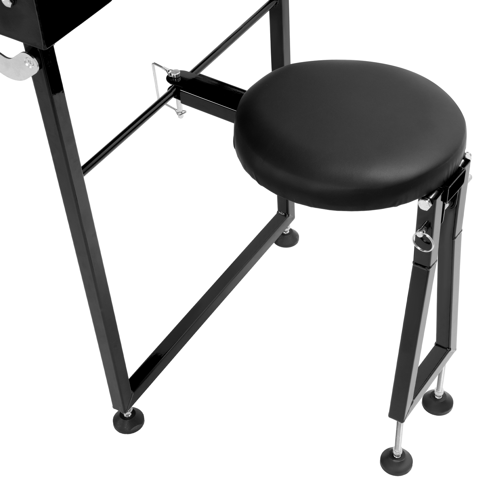 Outdoor Long Range Adjustable Shooting Table Portable Heavy Duty w/ Padded Seat