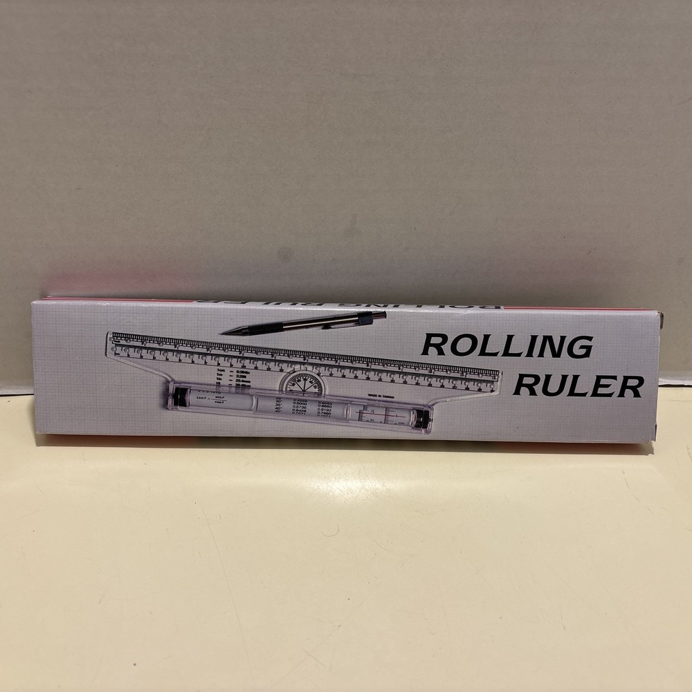 Rolling Ruler  Horizontal ,Vertical, Parallel Lines, Circles, Arcs, And Angles.
