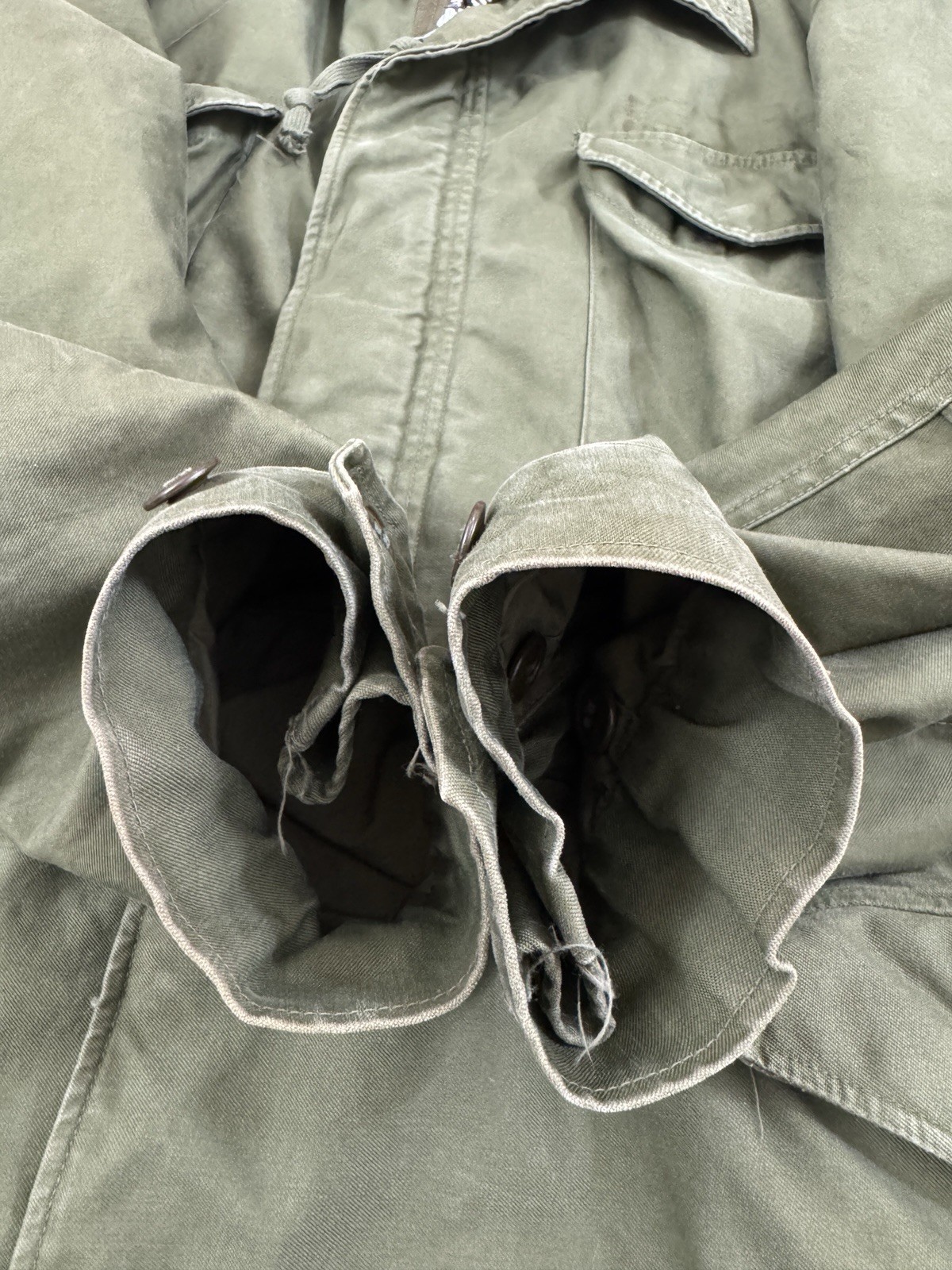 US Army M51 Field Jacket Large Regular 50s Vtg M-1951 OG107 1953