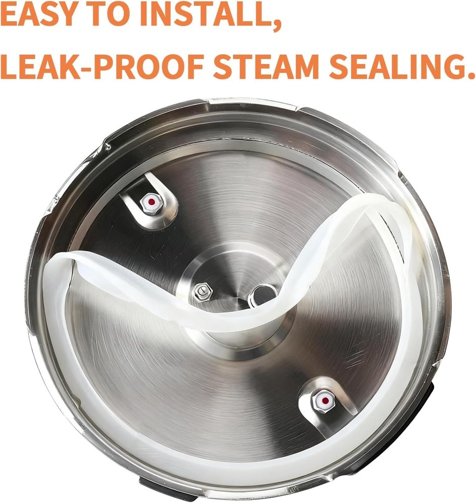 Universal Replacement Sealing Ring Set for 8 Quart Pressure Cookers – 9 Total