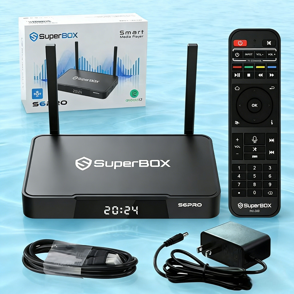 Original SuperBox S6 Pro | 24/7 Support | Same Day Shipping Extra Accessory Free