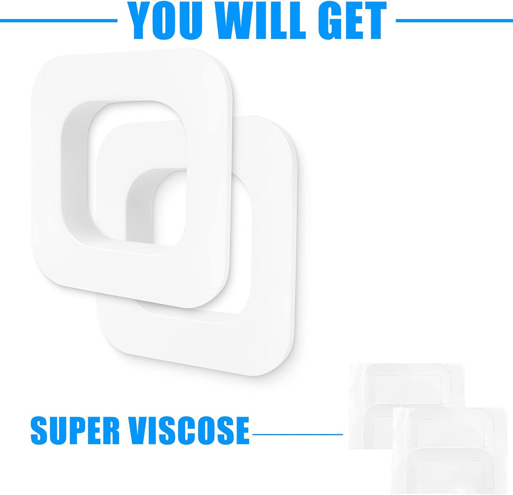 2 Pack Window Mount Compatible with Blink Mini Indoor, Secured Camera Glass Wall