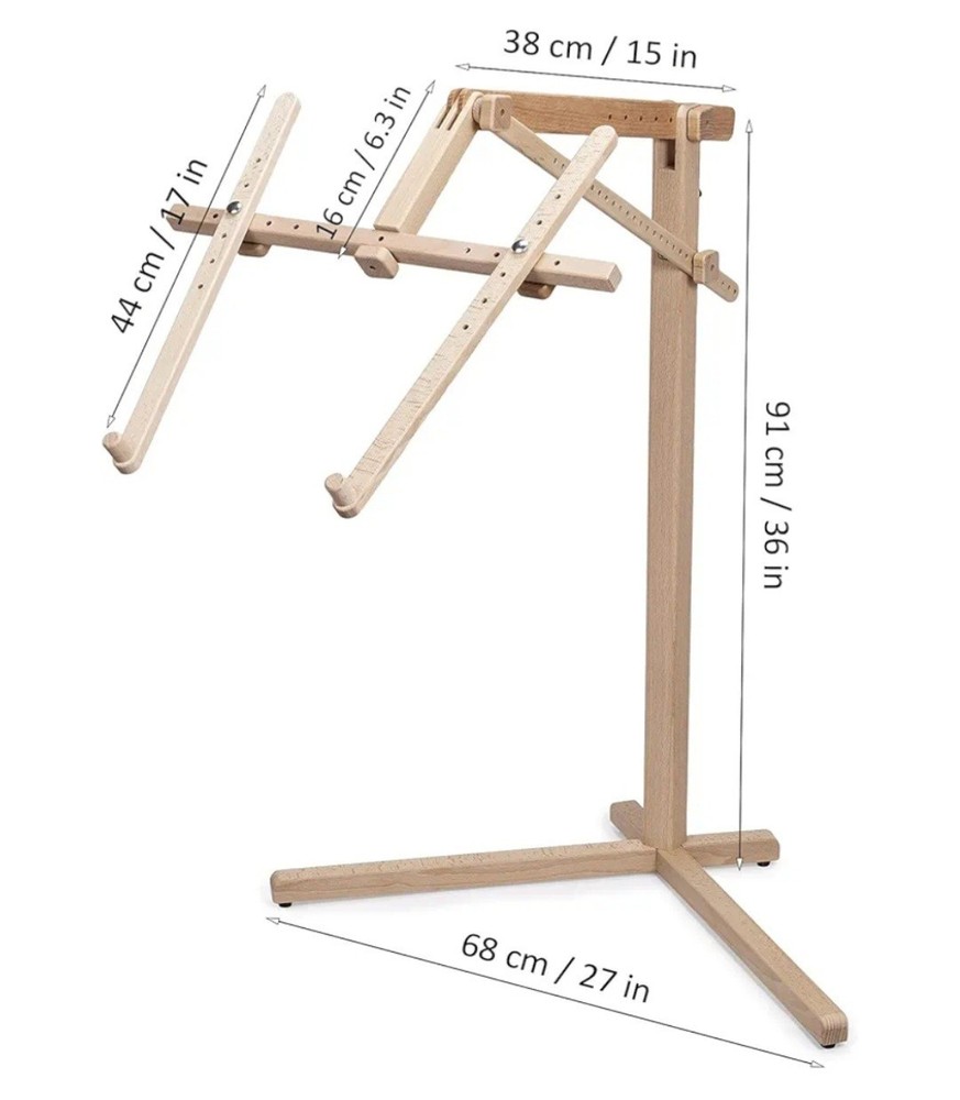 Adjustable Craft Stand for Hoops & Scroll Frames Needlepoint Crewel Embroidery