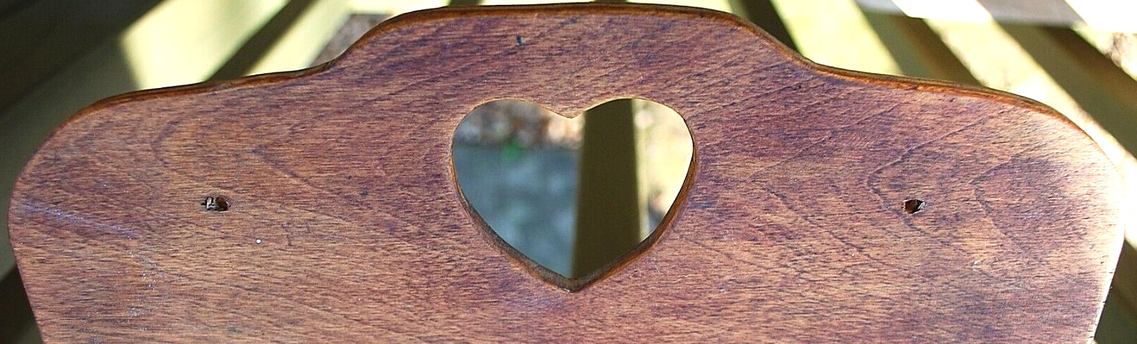 Antique PRIMITIVE HANDMADE Wood Checkerboard Original Paint Game Board 14"