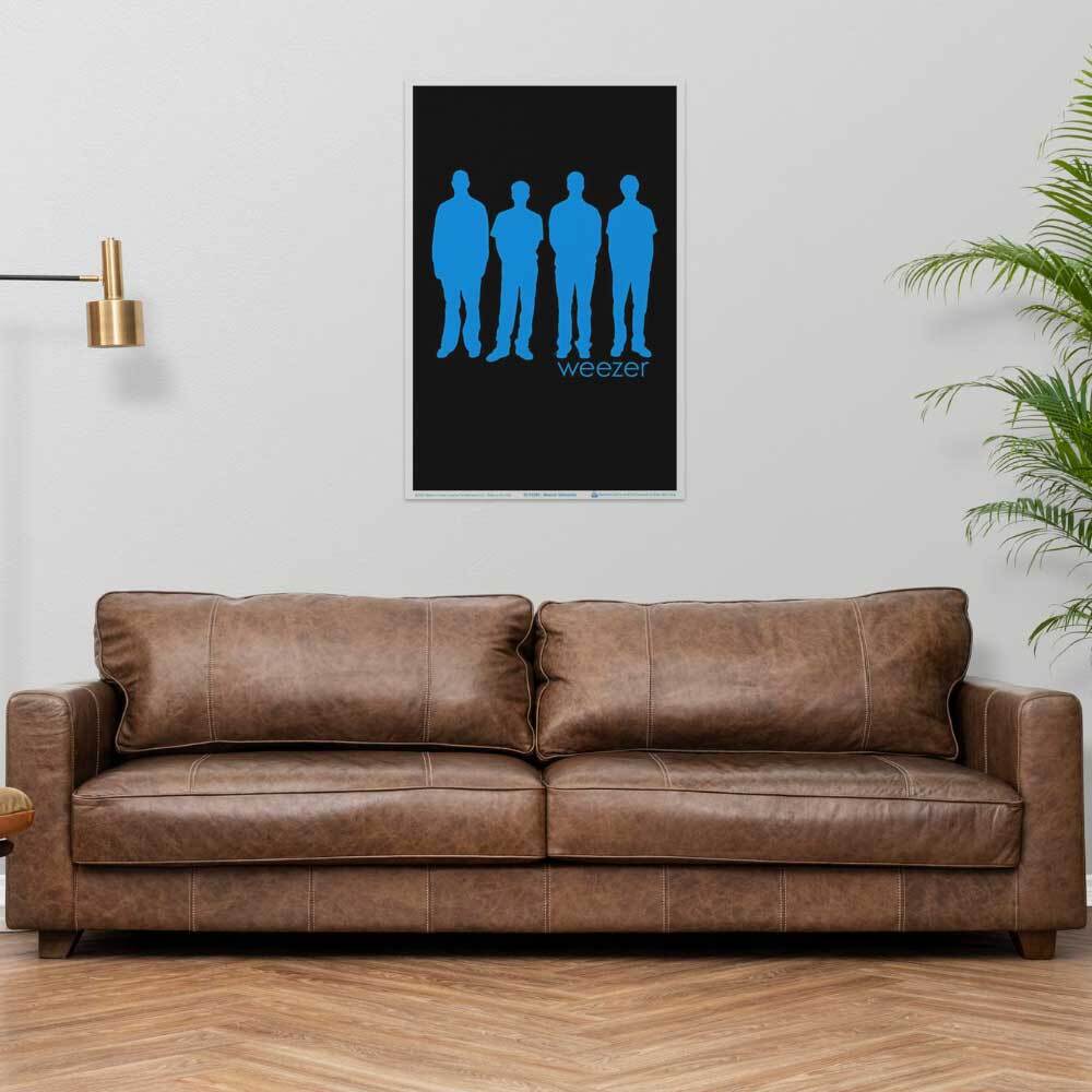 Weezer Silhouette Blacklight Poster 23" x 35"