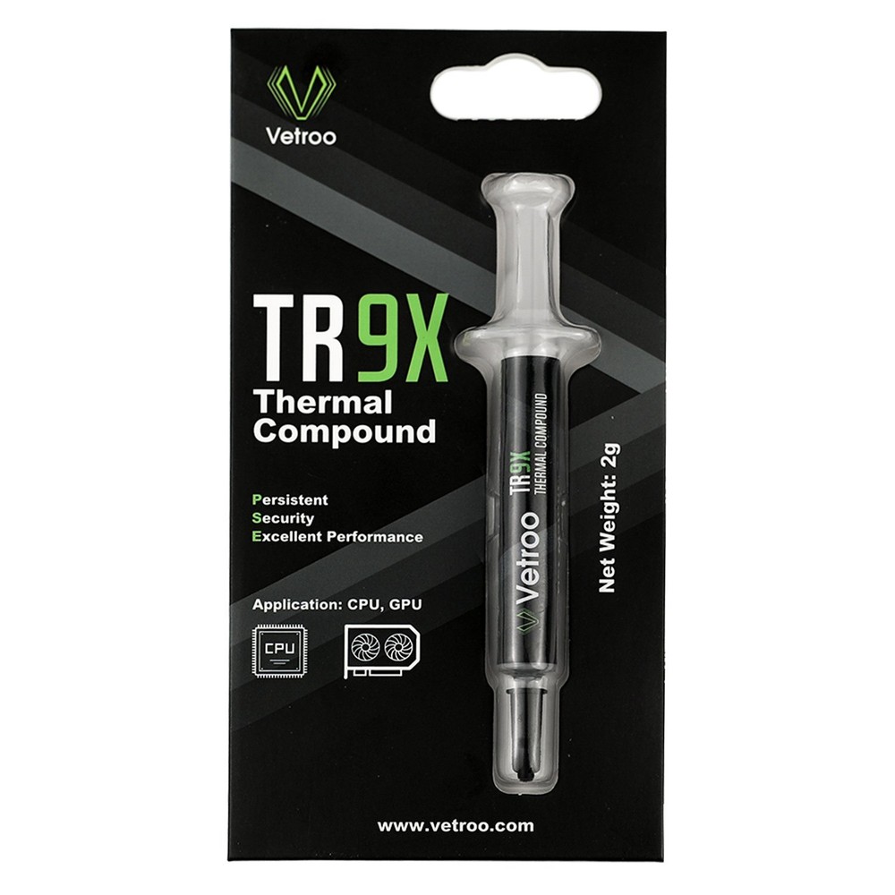 Vetroo High Durability CPU Thermal Paste for All Processor GPU Easy to Apply