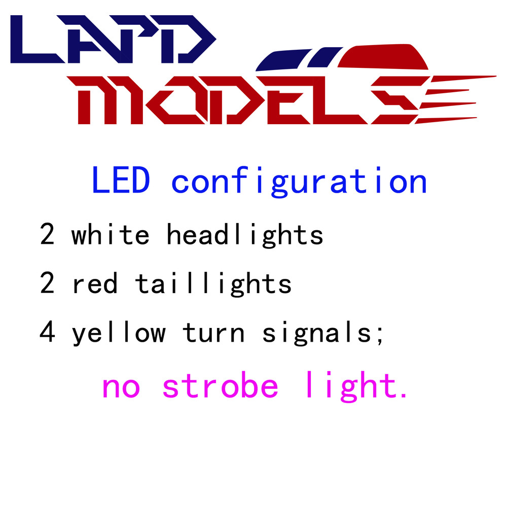 1/64 Scale Model Car Universal Simulation LED Lighting Modification Mini Kit