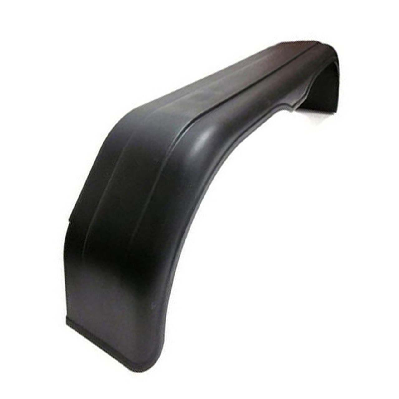 Plastic Universal Trailer Fender - 61" - Tandem Axle - Black - One Fender
