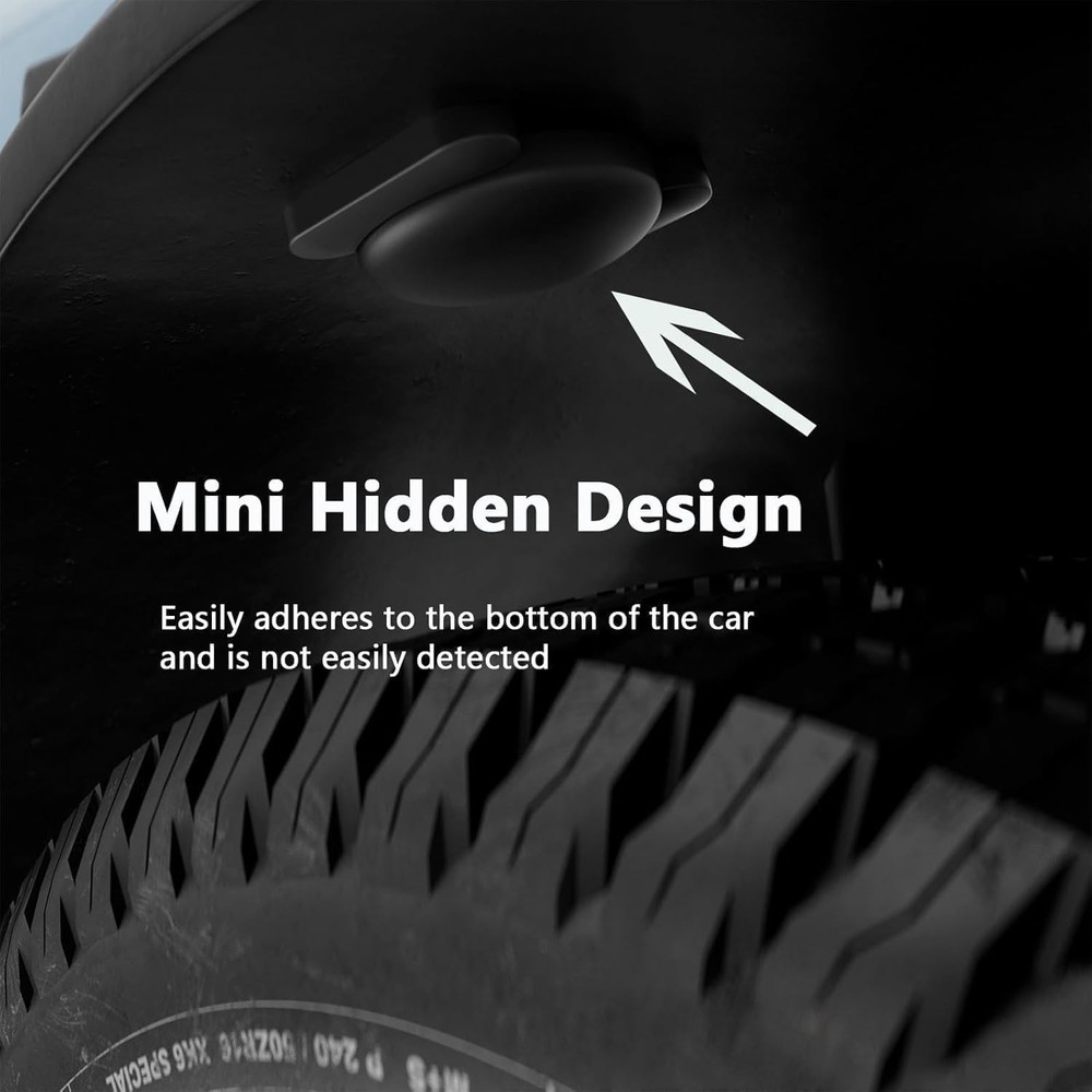 Mini GPS Car Tracker with Magnetic Case, Works with Apple Find My, No Fee, 1PC