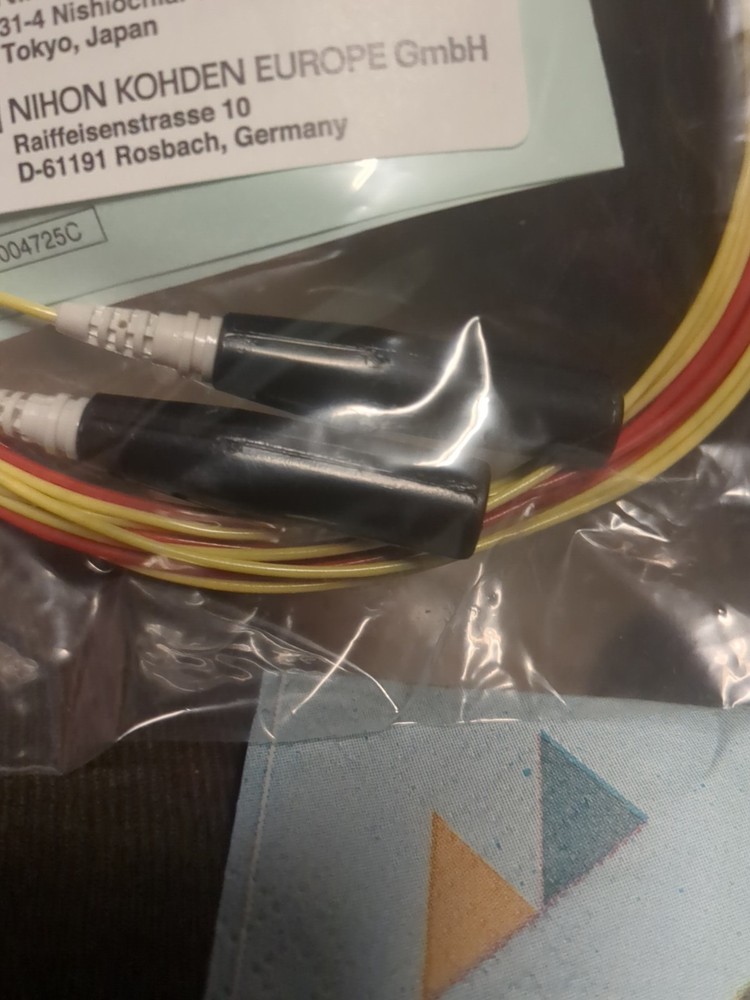 Nihon Kohden K512A BR-112B ECG 2-Electrode Lead