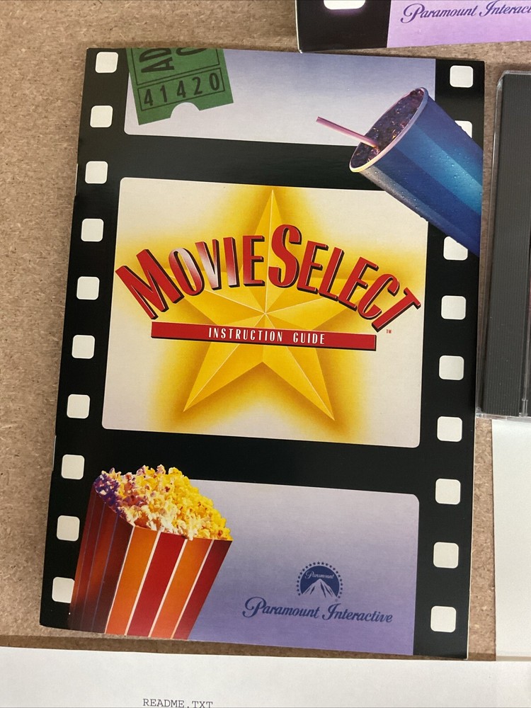 Movie Select The Intelligent Guide By Paramount Interactive Big Box PC
