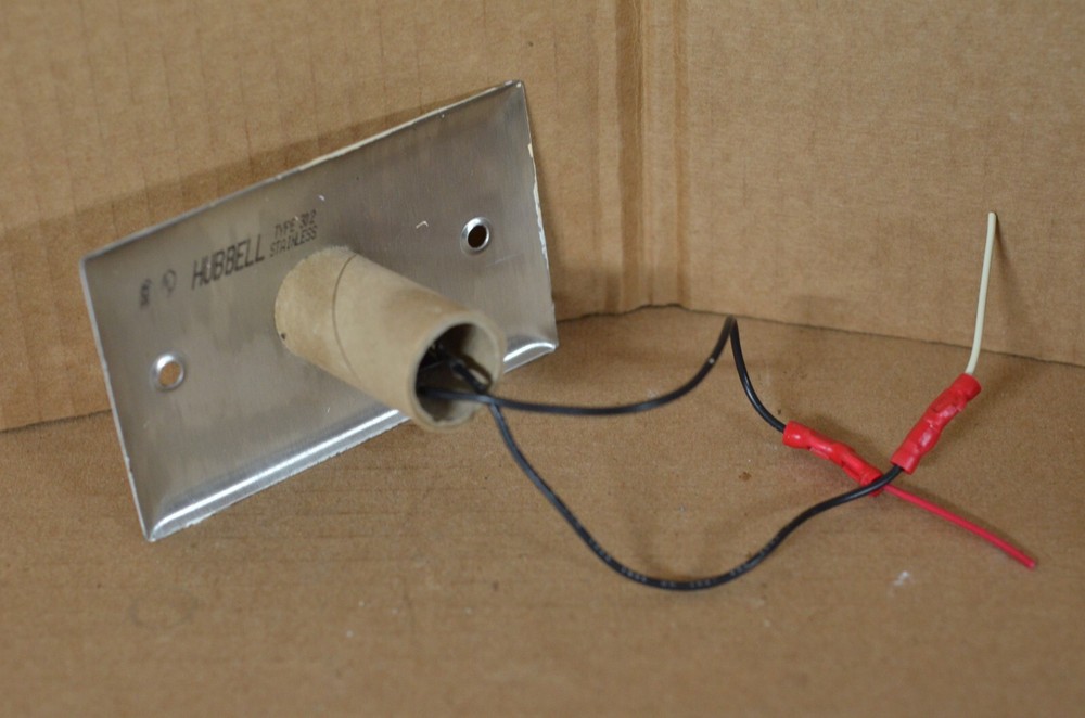 X-ray Exposure Switch Remote Push Button Cover Plate Stainless