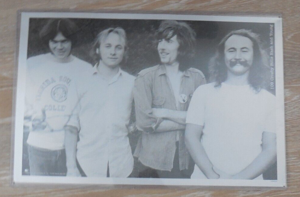 "Crosby, Stills, Nash and Young",  11 X 17"  Laminated Poster,  #CL65292  (1969)