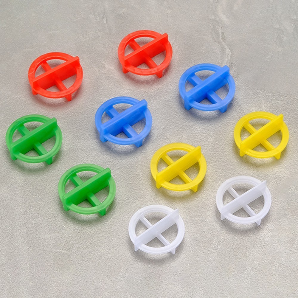 100Pcs Tile Leveling System Spacers Clips Wedge for Floor Wall Installation