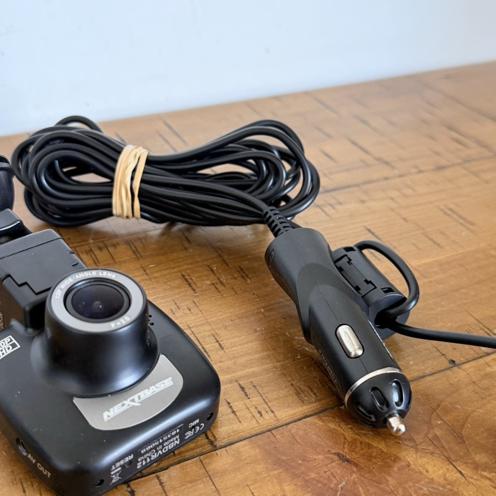 Next Base 112 Dashcam HD 720p USB Micro SD Needed NBDVR112 Black Tested Working