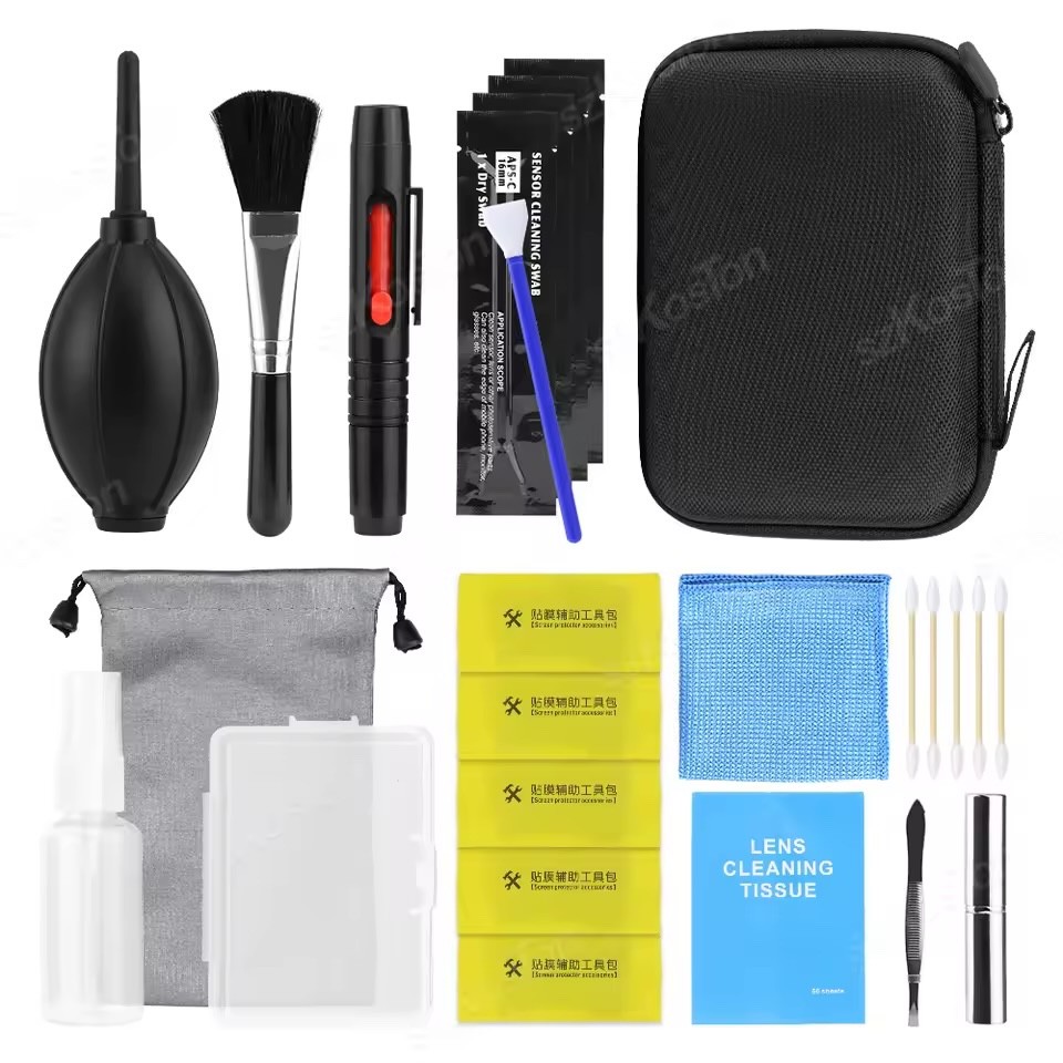 Professional Lens Cleaning Kit for DSLR Cameras and Sensitive Electronics Bundle