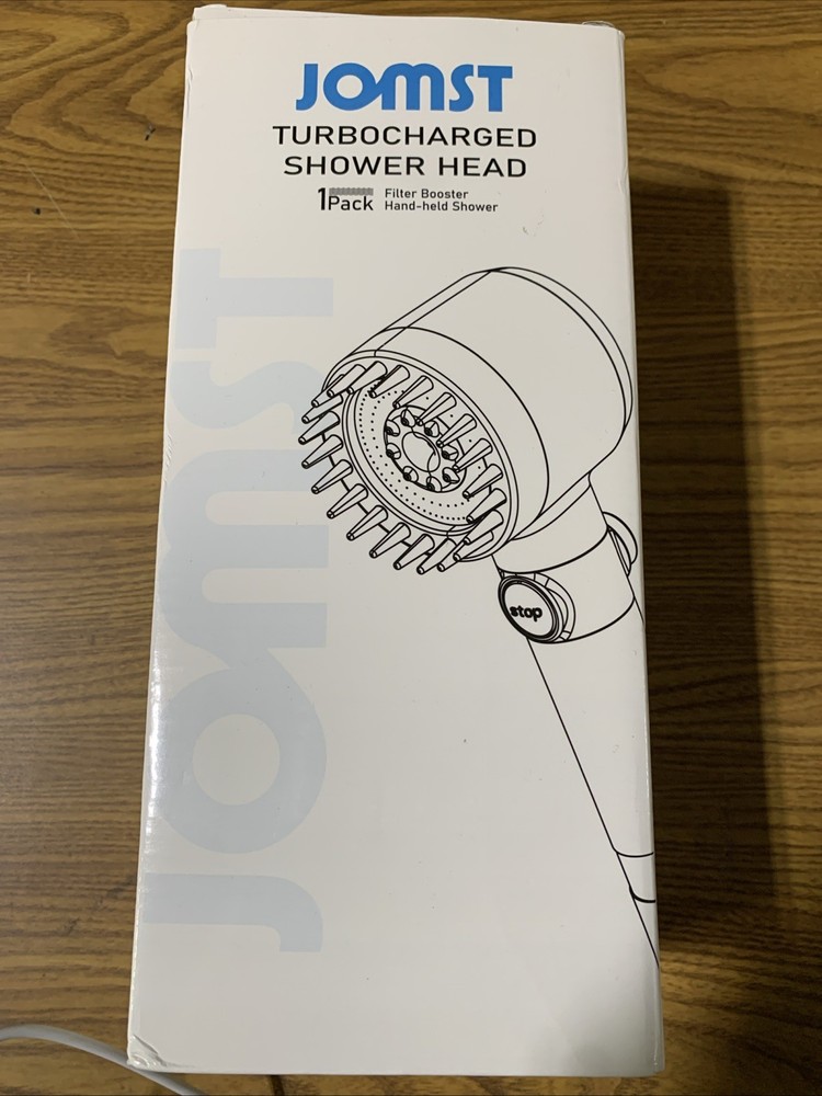 Jomst Turbocharged Shower Head- New in Open Box