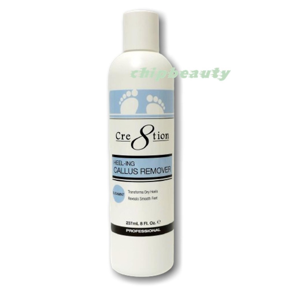 Callus Remover 8fl.oz Extra Strength Transforms Dry Heels Spa Scent Eucamint