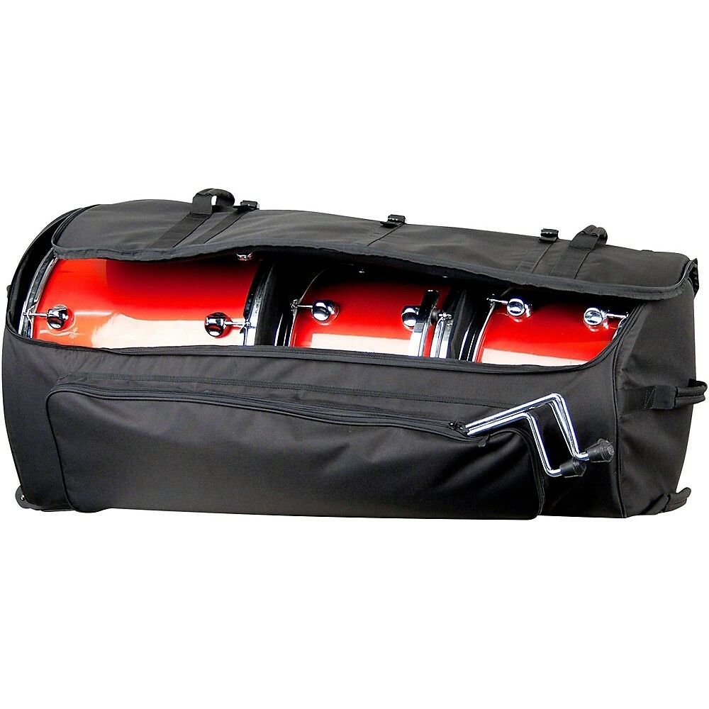 Protec Multi Tom Bag With Wheels Black